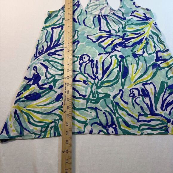 Lilly Pulitzer Monterey Racerback Tank Top Pool Blue Stay Cool‎ XS - Picture 9 of 16